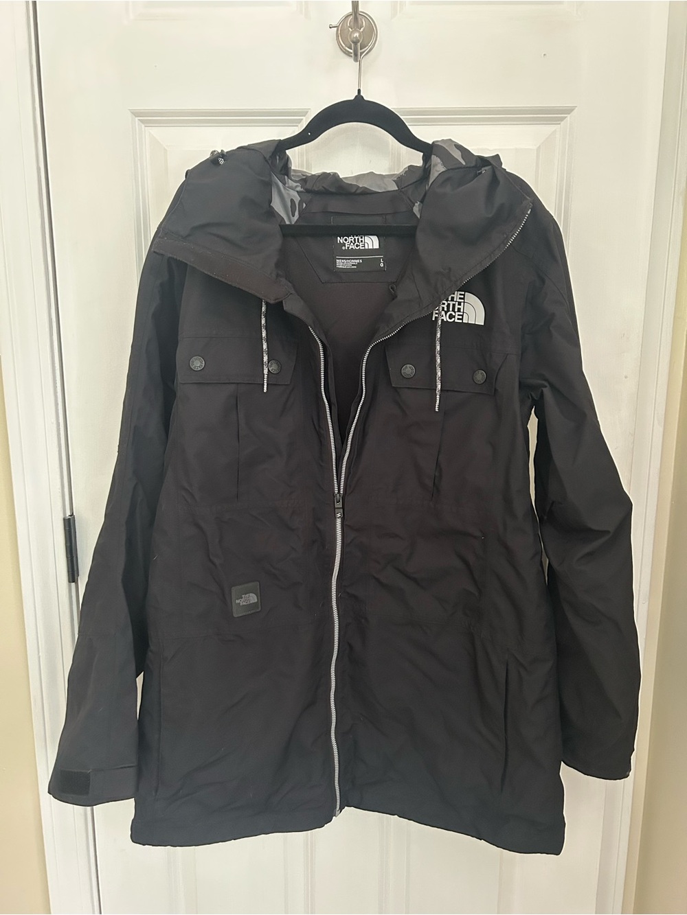North Face Black Men's Hooded Jacket
